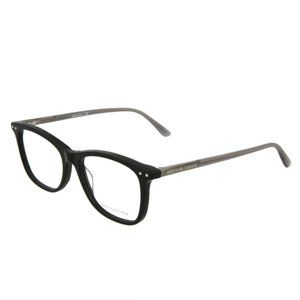 Bottega Veneta Unisex Black and Brown Square Eyeglasses!